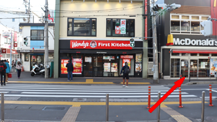 大船駅東口からのクリニックまでの道順