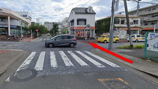 大船駅東口からのクリニックまでの道順